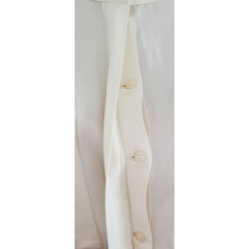 NWT GUESS ELLIS LONG SLEEVE WHITE SHIRT STYLE DRESS LARGE - Picture 3 of 14